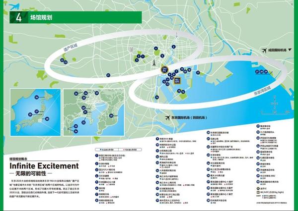 2024年东京奥运会场地分布