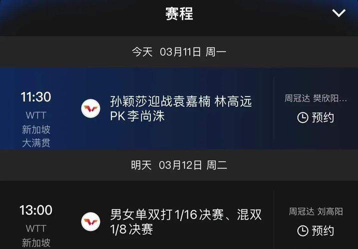 斗鱼直播乒乓球赛事最新动态