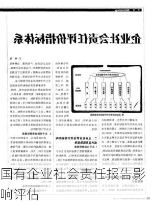 国有企业社会责任报告影响评估