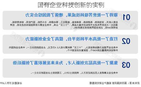 国有企业科技创新的实例