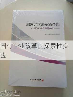 国有企业改革的探索性实践