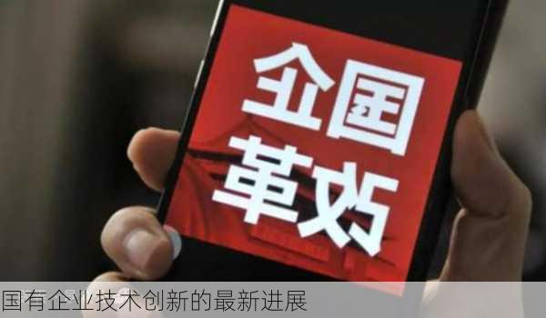 国有企业技术创新的最新进展