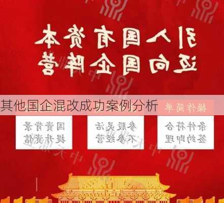其他国企混改成功案例分析