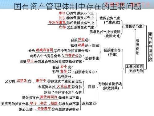 国有资产管理体制中存在的主要问题