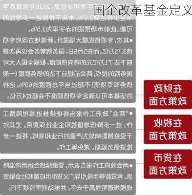 国企改革基金定义