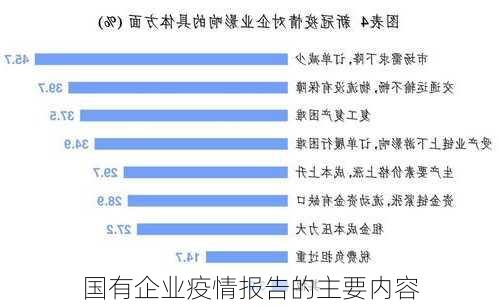 国有企业疫情报告的主要内容
