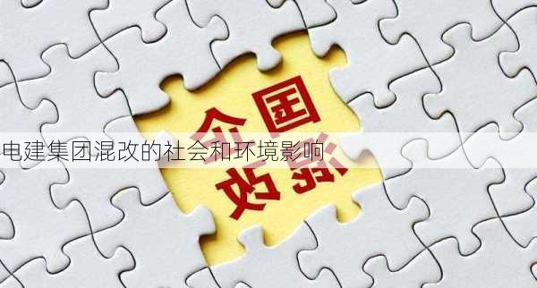 电建集团混改的社会和环境影响