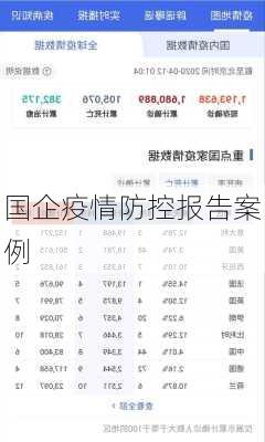 国企疫情防控报告案例