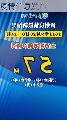 疫情信息发布