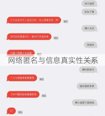 网络匿名与信息真实性关系
