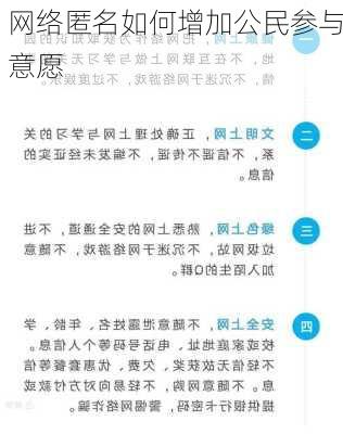 网络匿名如何增加公民参与意愿