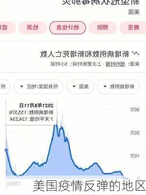 美国疫情反弹的地区
