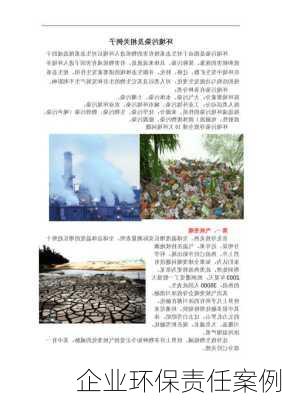 企业环保责任案例