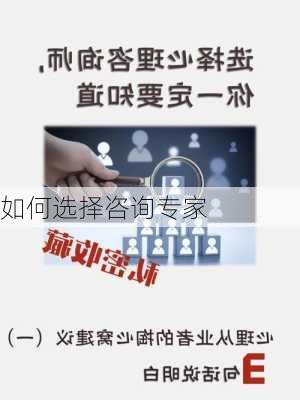 如何选择咨询专家
