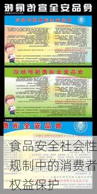 食品安全社会性规制中的消费者权益保护