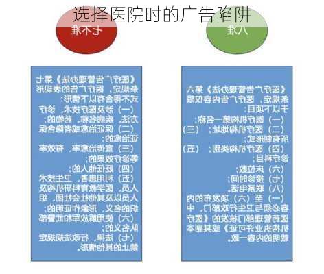 选择医院时的广告陷阱