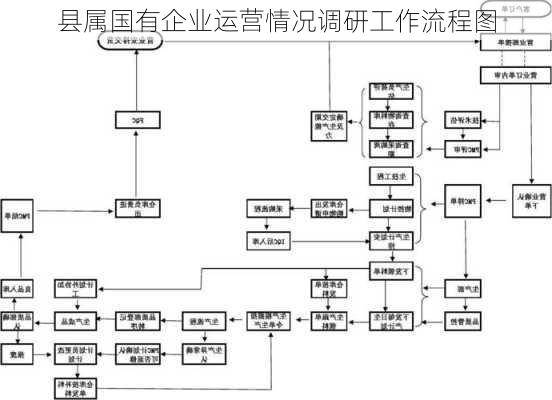 县属国有企业运营情况调研工作流程图