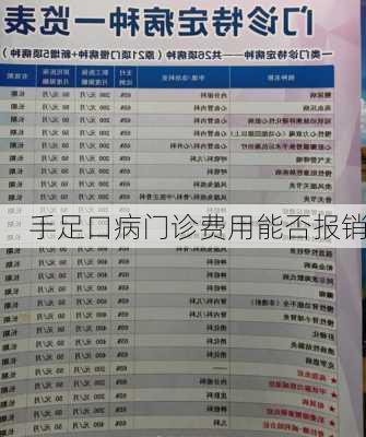 手足口病门诊费用能否报销