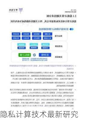 隐私计算技术最新研究
