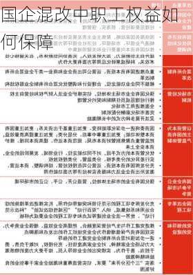 国企混改中职工权益如何保障