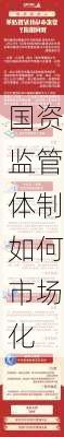 国资监管体制如何市场化