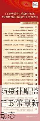 防疫补贴监管政策最新动态