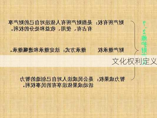 文化权利定义