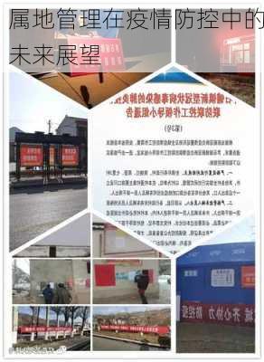 属地管理在疫情防控中的未来展望