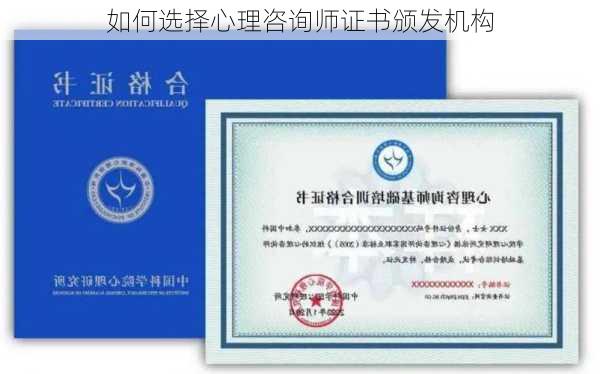 如何选择心理咨询师证书颁发机构