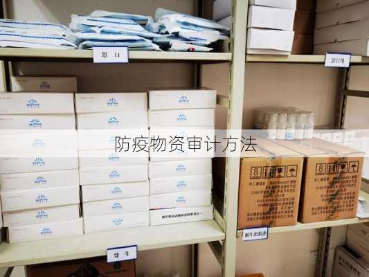 防疫物资审计方法