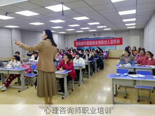 心理咨询师职业培训