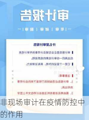 非现场审计在疫情防控中的作用