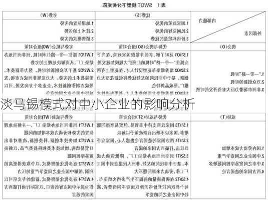淡马锡模式对中小企业的影响分析