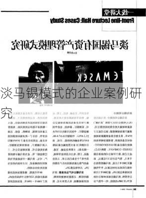 淡马锡模式的企业案例研究