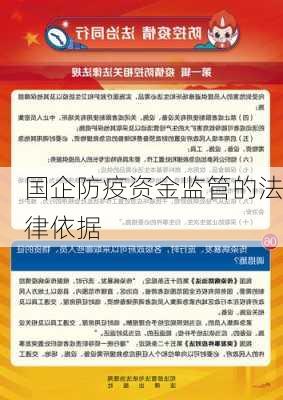 国企防疫资金监管的法律依据