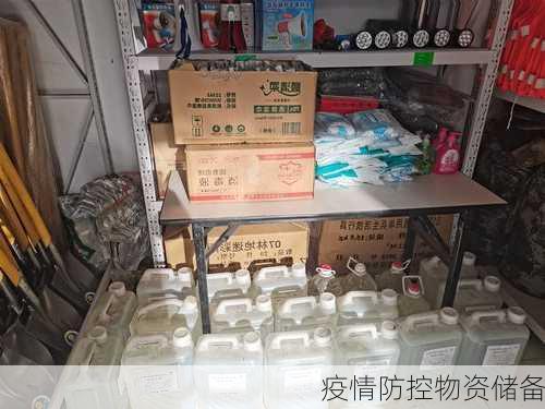 疫情防控物资储备