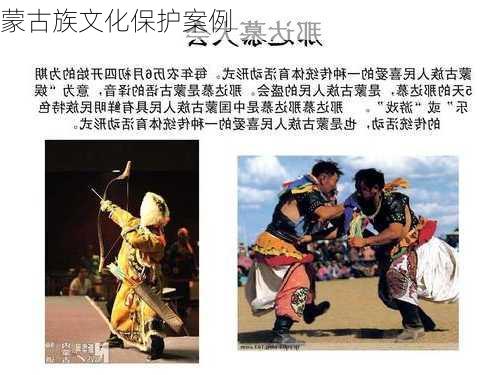 蒙古族文化保护案例