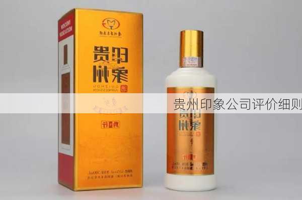 贵州印象公司评价细则