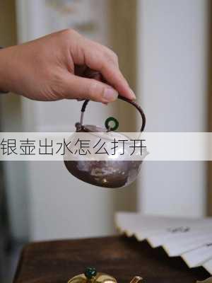 银壶出水怎么打开
