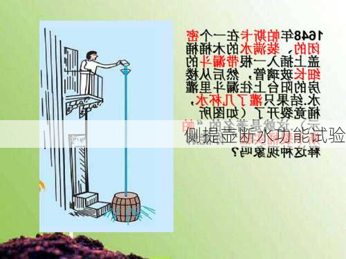 侧提壶断水功能试验