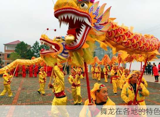 舞龙在各地的特色