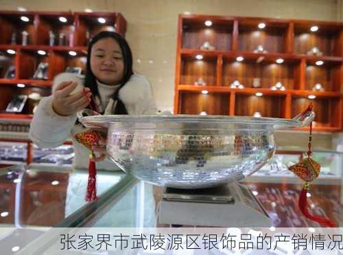 张家界市武陵源区银饰品的产销情况