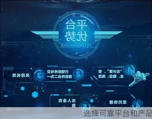 选择可靠平台和产品