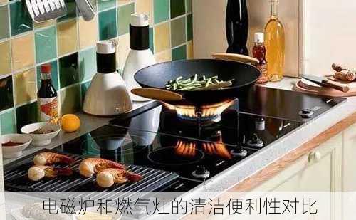 电磁炉和燃气灶的清洁便利性对比