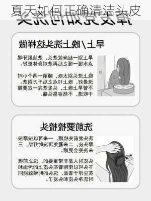 夏天如何正确清洁头皮