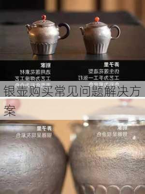 银壶购买常见问题解决方案