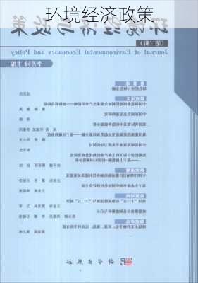 环境经济政策