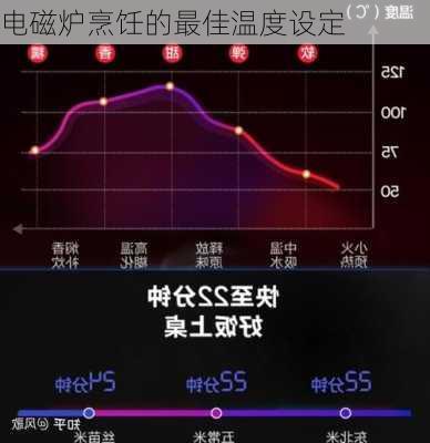 电磁炉烹饪的最佳温度设定
