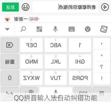 QQ拼音输入法自动纠错功能