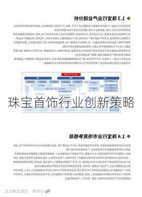 珠宝首饰行业创新策略